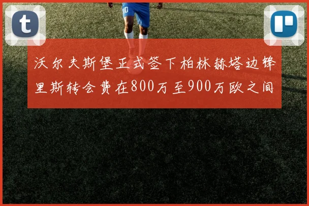 沃尔夫斯堡正式签下柏林赫塔边锋里斯转会费在800万至900万欧之间